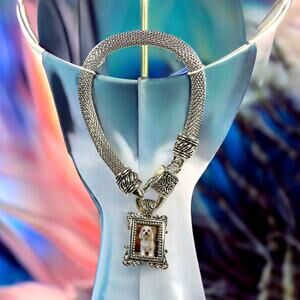 Dog Portrait Bracelet Pet Lover or Anyone with Super Tiny Photos New Deadstock